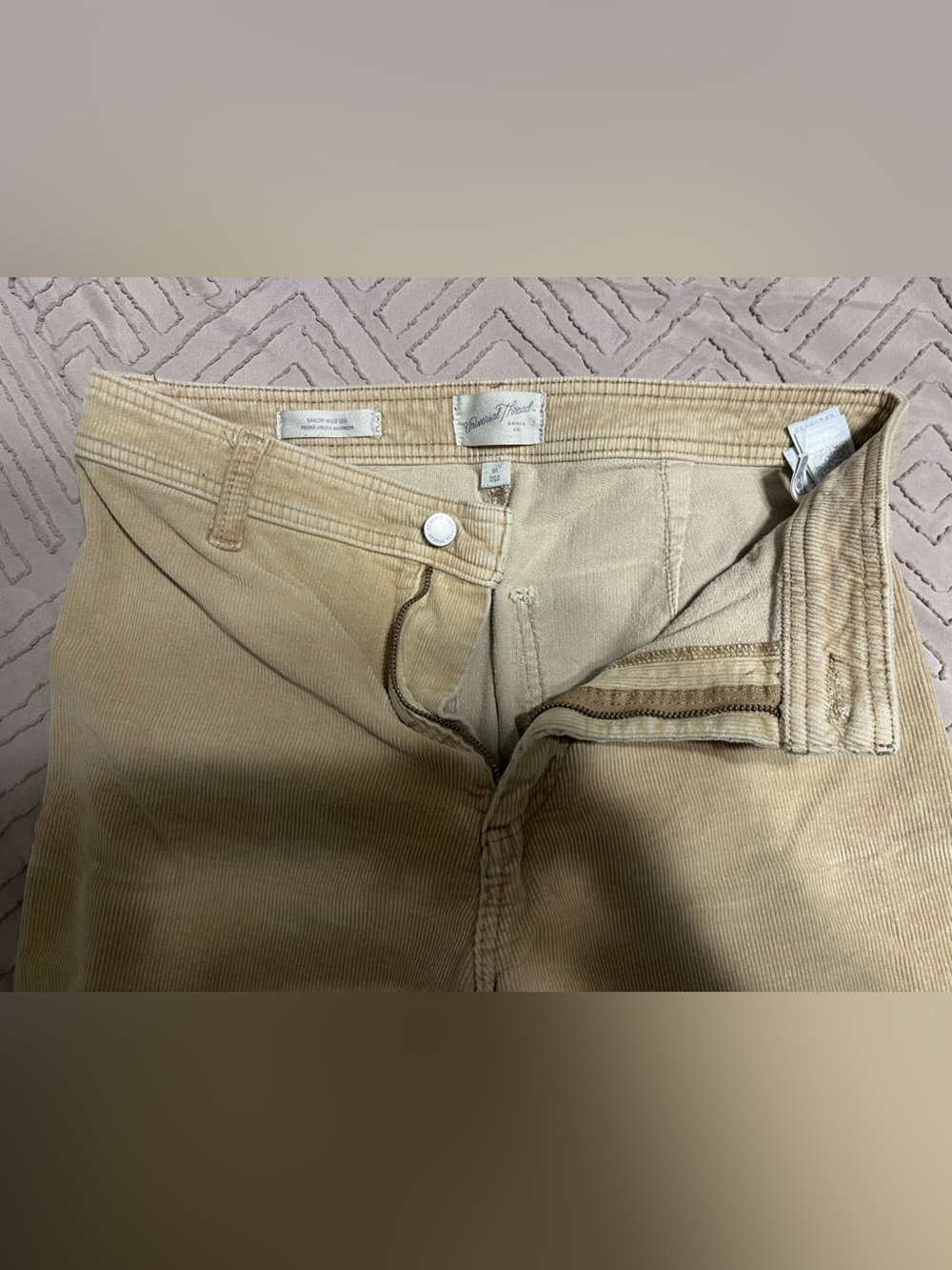Classic Women’s Tan Corduroy Pants